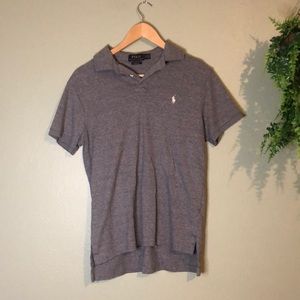 Polo Ralph Lauren Light Grey Collared Shirt Small